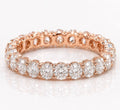 Diamond wedding band - round - lab-grown
