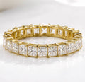 Diamond wedding band - radiant - lab-grown