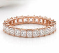 Diamond wedding band - radiant - lab-grown