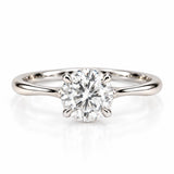 Freesia Hidden Halo Diamond - Round - Natural
