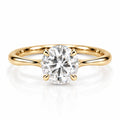 Freesia Hidden Halo Diamond - Round - Natural