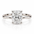 Freesia Hidden Halo Diamond - Radiant - Natural