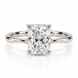 Freesia Hidden Halo Diamond - Radiant - Natural