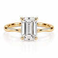 Freesia Hidden Halo Diamond - Emerald - Lab-Grown
