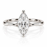 Freesia Hidden Halo Diamond - Marquise - Natural