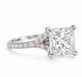 Split Shank Diamond Engagement Ring - Princess - Natural