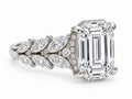 Adèle de Diamond Engagement Ring - Emerald - Lab-Grown